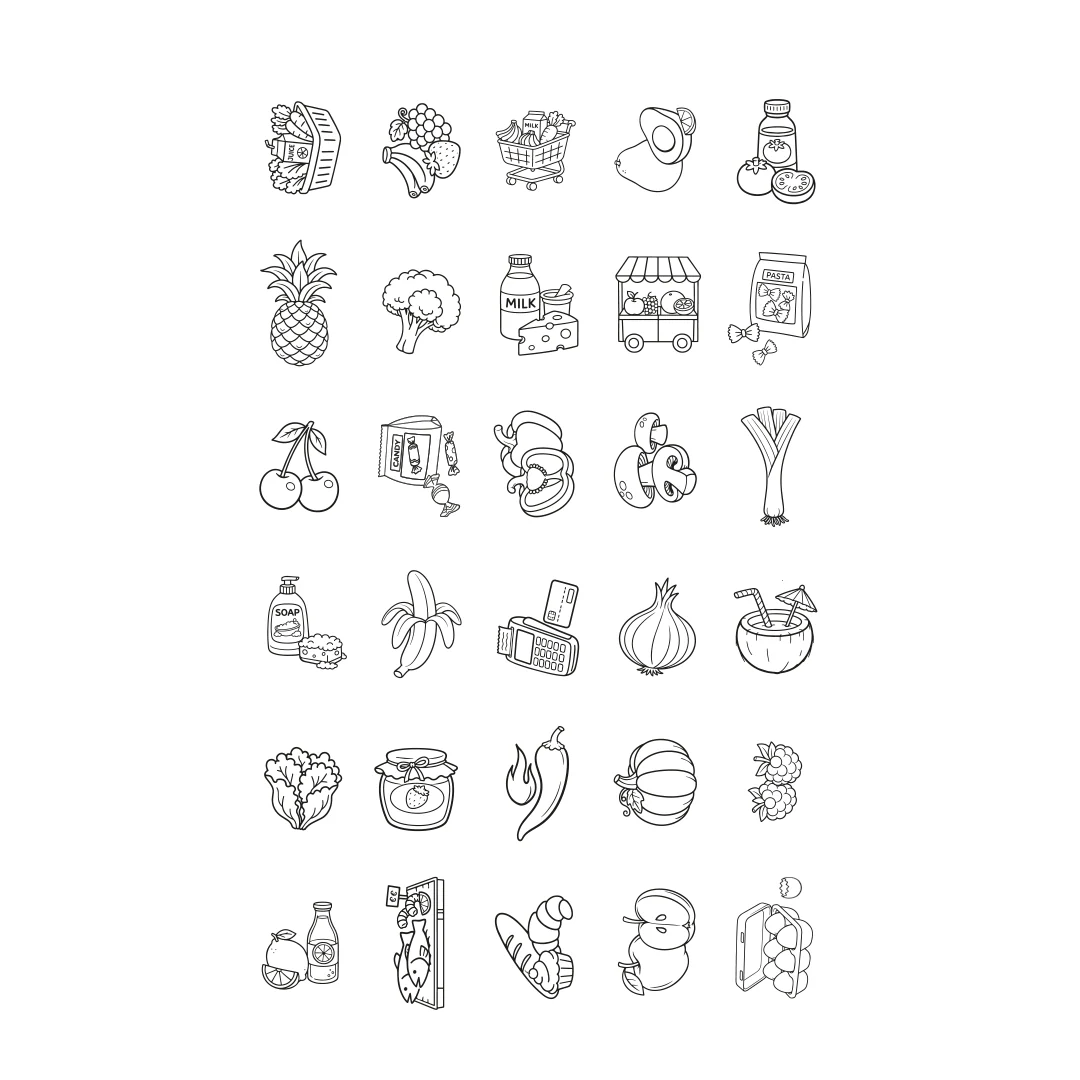 Kidydraw Tablette à dessin mon petit marché – Image 5