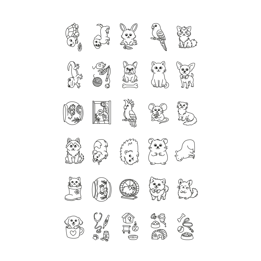 Kidydraw Tablette à dessin animaux de compagnie – Image 3