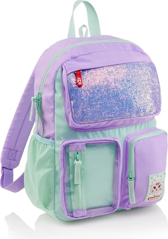 Sac à dos violet et vert – Image 1