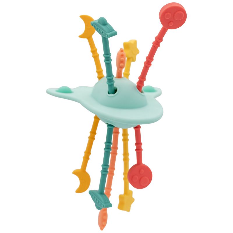 Jouet d'éveil et de dentition en silicone Fusée Sensorielle – Image 1