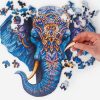Puzzle en bois éléphant - Thumbnail Image 2