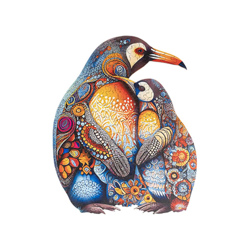 Puzzle en bois pingouin – Image 3